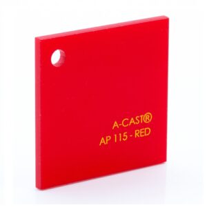RED ACRYLIC SHEET 6mm 4 X 8 115