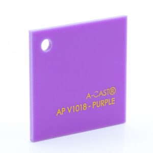 PURPLE ACRYLIC SHEET 2.8mm 4 X 6 V1018