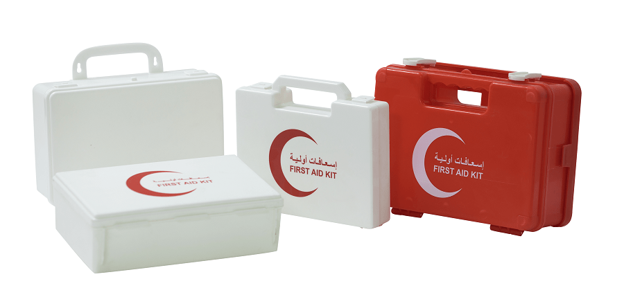 First Aid Box Kit | Sabin Plastic | White & Red Coloured Box